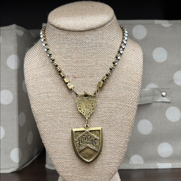 Brass Pendant Necklace - Picture 2 of 3